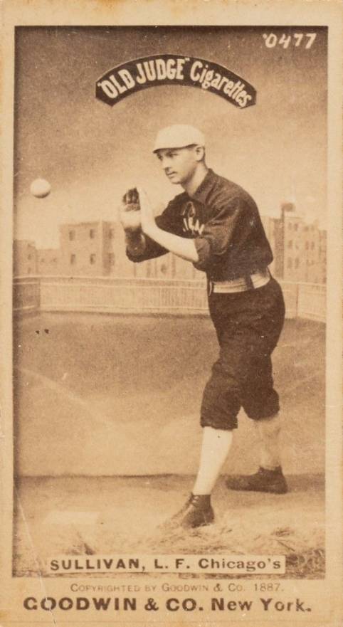 1887 Old Judge Sullivan, L.F. Chicago's #444-2a Baseball Card