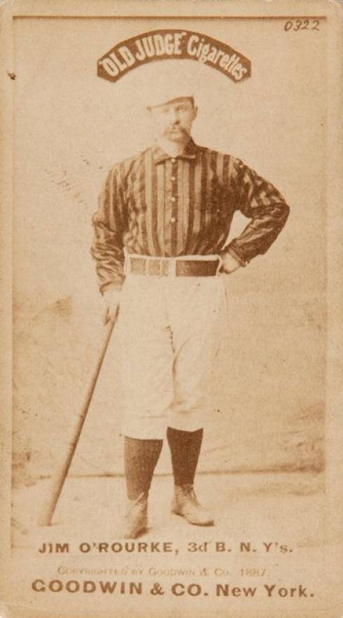 1887 Old Judge Jim O'Rourke, 3d B. N.Y's #358-2c Baseball Card
