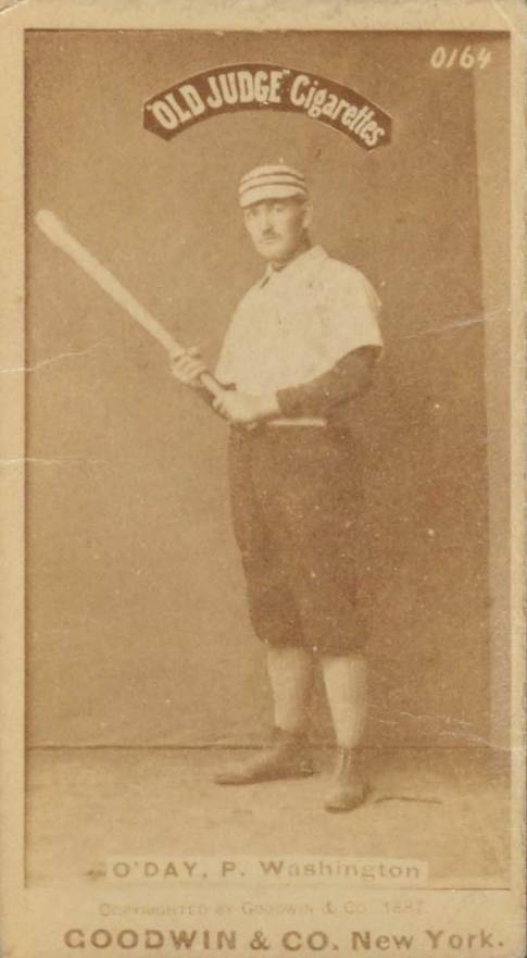 1887 Old Judge O'Day, P. Washington #355-1a Baseball Card