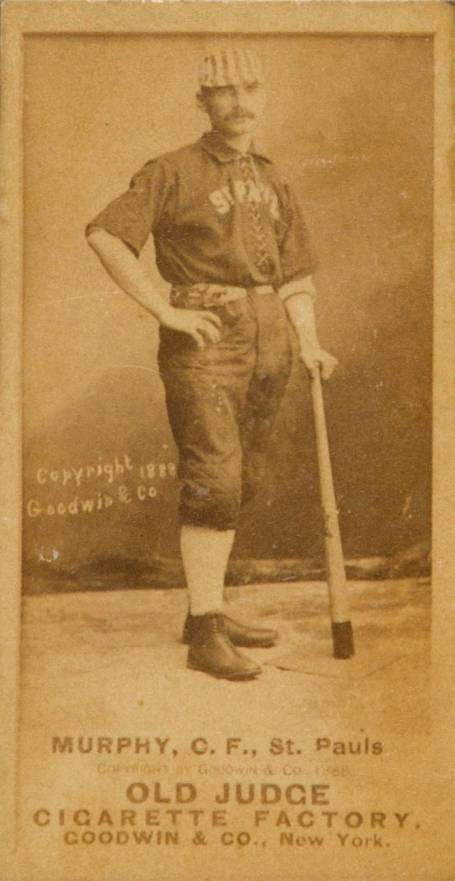 1887 Old Judge Murphy, C.F., St. Pauls #333-1a Baseball Card
