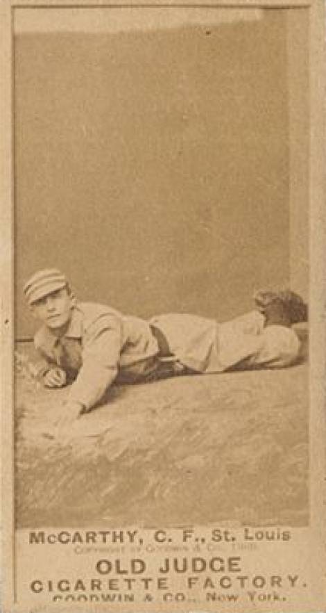 1887 Old Judge McCarthy, C.F. St. Louis #301-1d Baseball Card