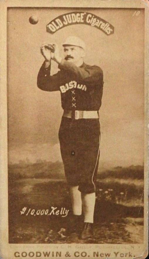1887 Old Judge King Kelly #254-10a Baseball Card