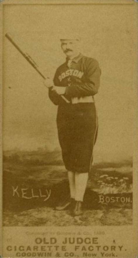 1887 Old Judge Kelly, Boston #254-5b Baseball Card
