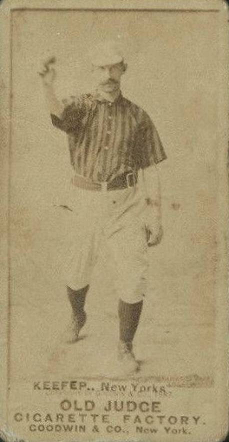 1887 Old Judge KeefeP..New Yorks #251-3b Baseball Card