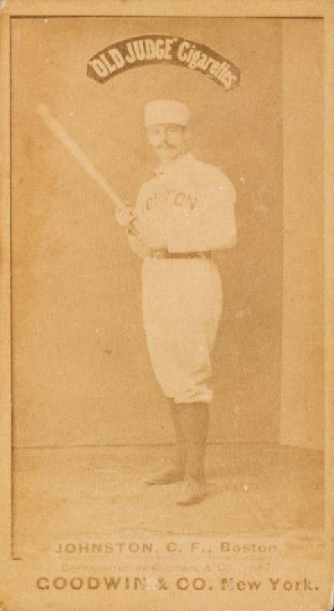 1887 Old Judge Johnston, C.F., Boston #248-3a Baseball Card