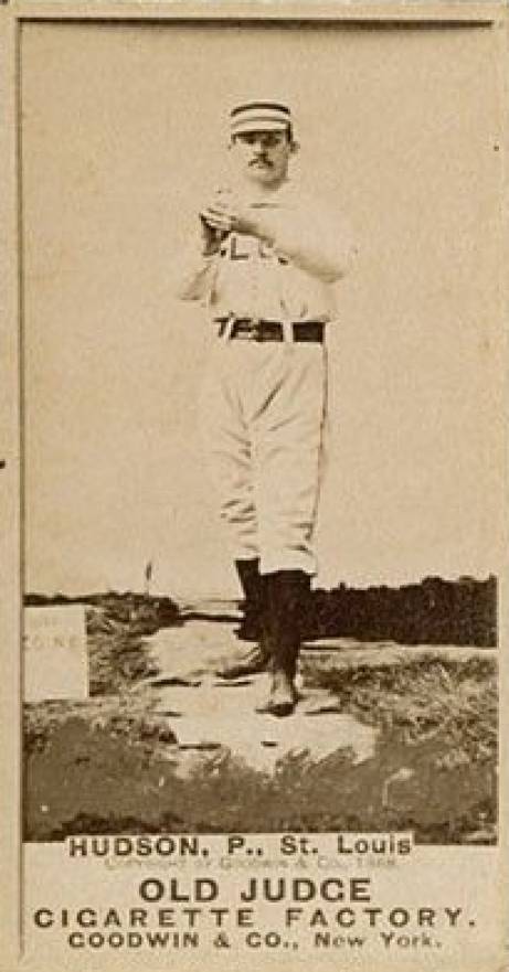 1887 Old Judge Hudson, P., St. Louis #239-4a Baseball Card
