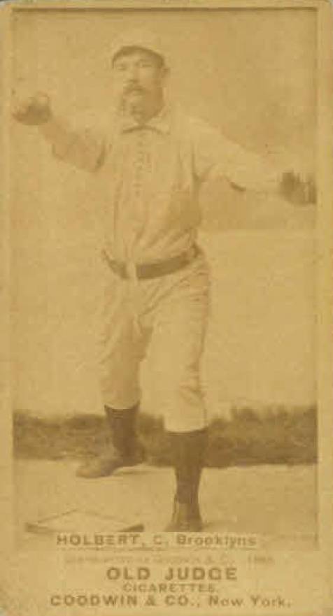 1887 Old Judge Holbert, C. Brooklyns #230-3a Baseball Card