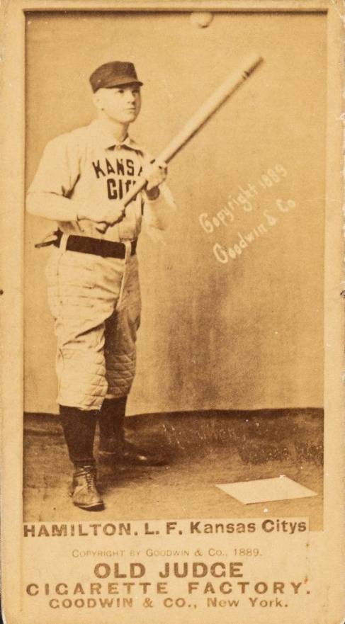 1887 Old Judge Hamilton, L.F., Kansas Citys #210-2a Baseball Card