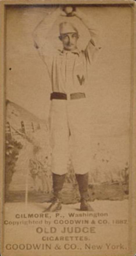 1887 Old Judge Gilmore, P., Washington #190-3a Baseball Card
