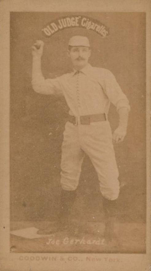 1887 Old Judge Joe Gerhardt #185-2a Baseball Card