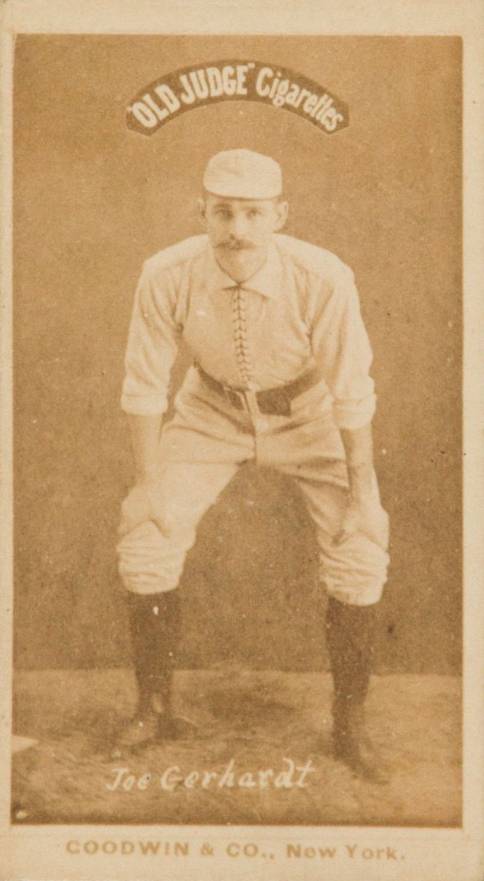 1887 Old Judge Gerhardt #185-1a Baseball Card