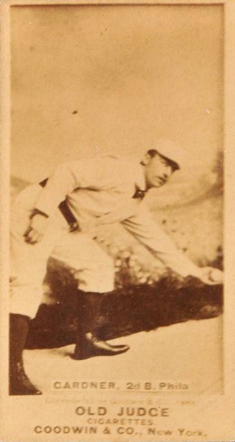 1887 Old Judge Gardner, 2d B. Phila #180-1a Baseball Card