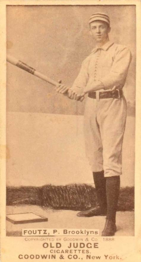 1887 Old Judge Foutz, P. Brooklyns #170-4a Baseball Card