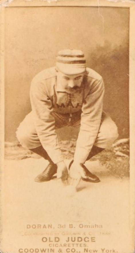 1887 Old Judge Doran, 3rd B. Omaha #131-3a Baseball Card