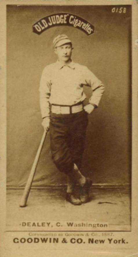 1887 Old Judge Dealey, C. Washington #120-3a Baseball Card