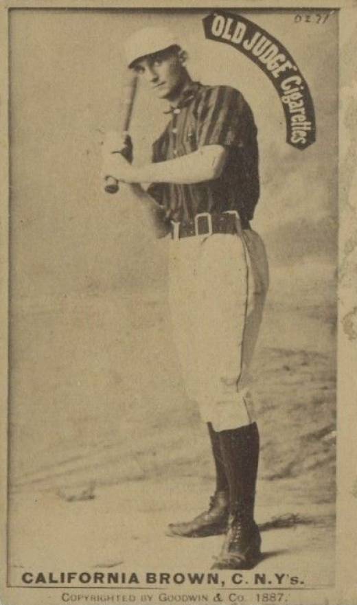 1887 Old Judge California Brown, C. N.Y's #45-1a Baseball Card