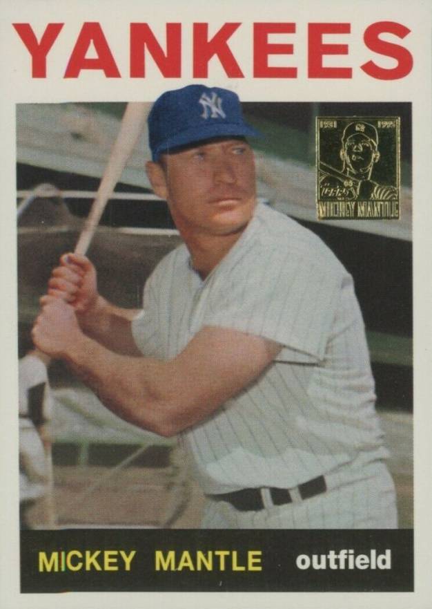 1996 Topps Mantle Reprint 1964 Topps Reprint #14 Baseball Card