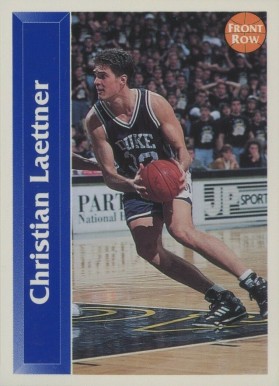 1992 Front Row Christian Laettner #2 Basketball Card