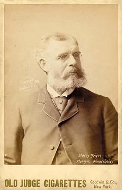 1888 Old Judge Cabinets Harry Wright, Manager, Philadelphia's #510-1a Baseball Card