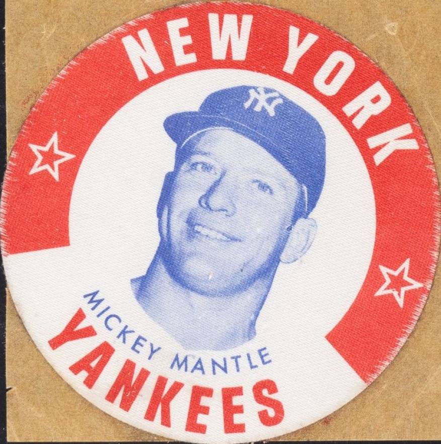1964 Sports Heroes Stickers Mickey Mantle # Baseball Card