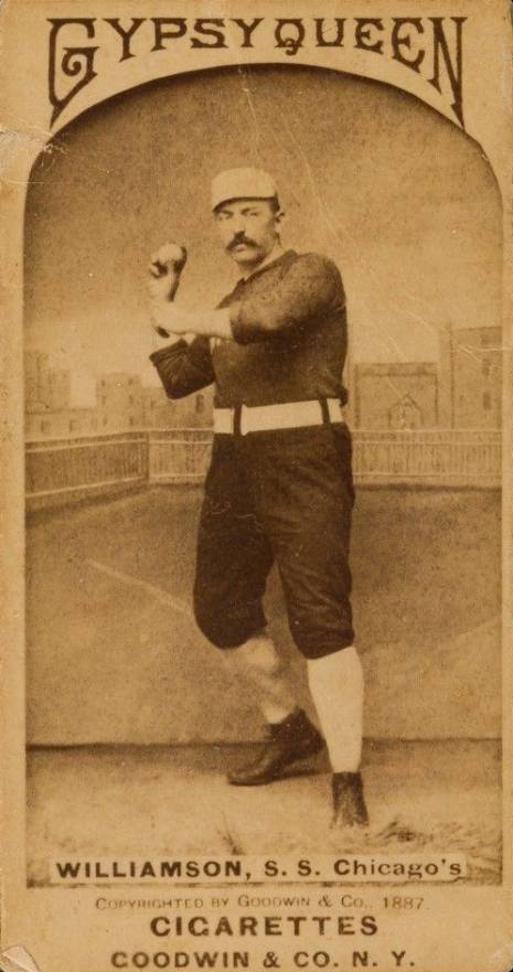 1887 Gypsy Queens Williamson, S.S., Chicago's # Baseball Card