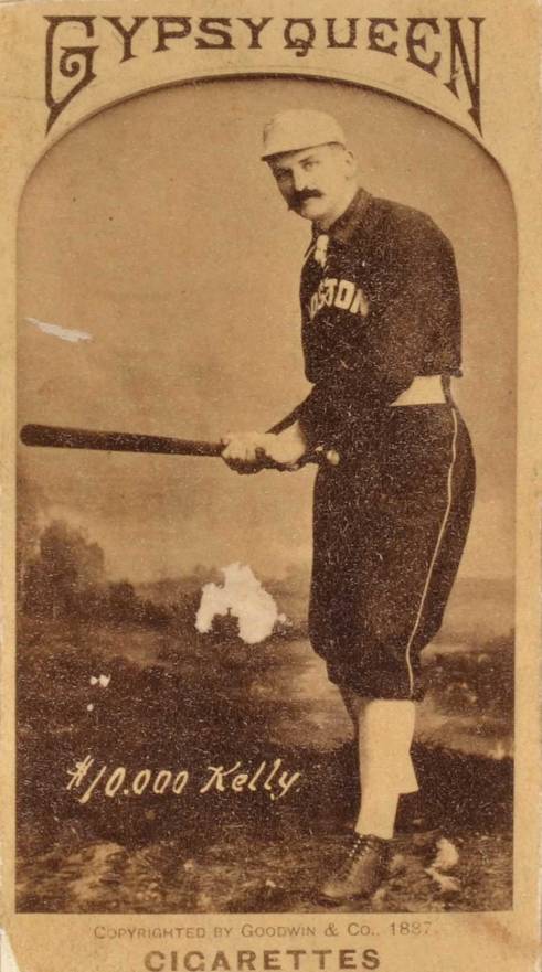 1887 Gypsy Queens King Kelly # Baseball Card