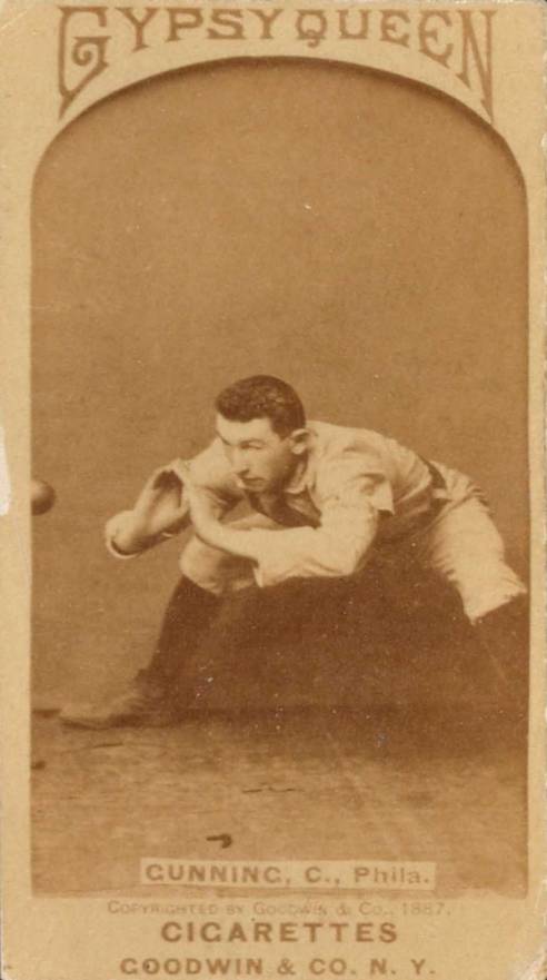 1887 Gypsy Queens Tom Gunning # Baseball Card