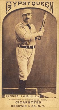 1887 Gypsy Queens Connor, 1stB. N.Y's # Baseball Card