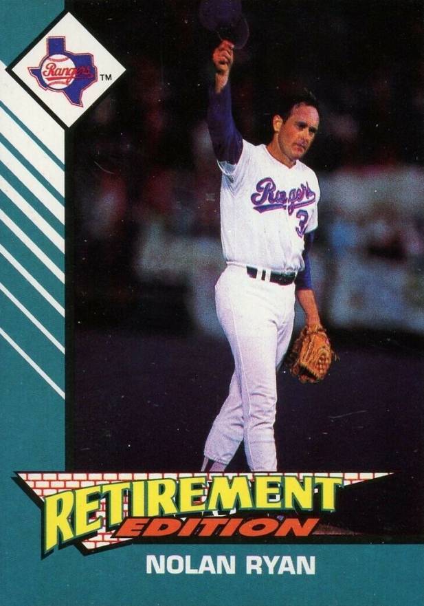 1993 Kenner Starting Lineup Nolan Ryan # Baseball Card