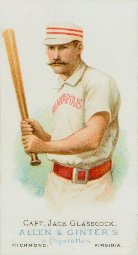 1888 Allen & Ginter Jack Glasscock # Baseball Card