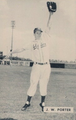 1952 Globe Printing Colorado Sky Sox J.W. Porter #13 Baseball Card
