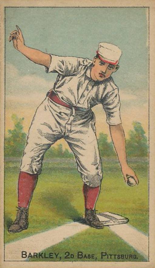 1887 Buchner Gold Coin Sam Barkley # Baseball Card