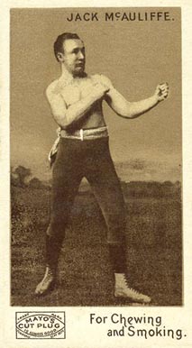 1890 Mayo Cut Plug Boxing Jack McAuliffe # Other Sports Card