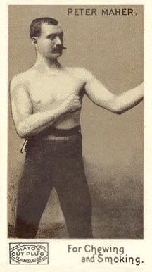 1890 Mayo Cut Plug Boxing Peter Maher # Other Sports Card