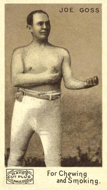 1890 Mayo Cut Plug Boxing Joe Goss # Other Sports Card