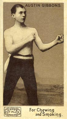 1890 Mayo Cut Plug Boxing Austin Gibbons # Other Sports Card