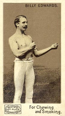 1890 Mayo Cut Plug Boxing Billy Edwards # Other Sports Card