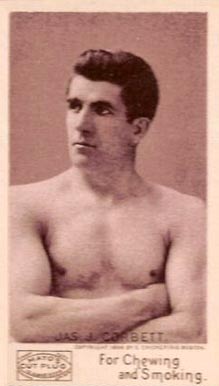 1890 Mayo Cut Plug Boxing Jas. J. Corbett # Other Sports Card