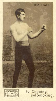 1890 Mayo Cut Plug Boxing Jim Hall # Other Sports Card