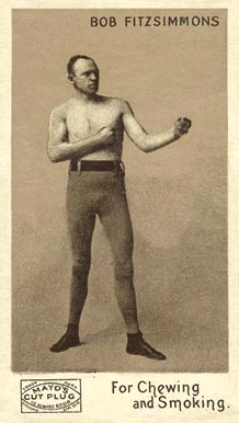 1890 Mayo Cut Plug Boxing Bob Fitzsimmons # Other Sports Card