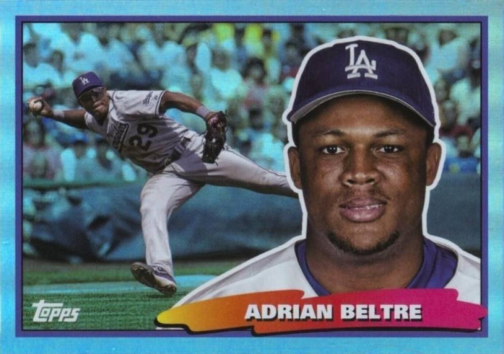 2022 Topps Archives 1988 Topps Big Foil Adrian Beltre #88BF34 Baseball Card