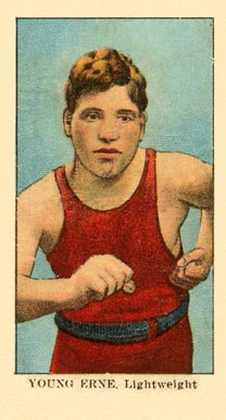 1910 American Caramel Prize Fighters Young Erne, Lightwieght # Other Sports Card