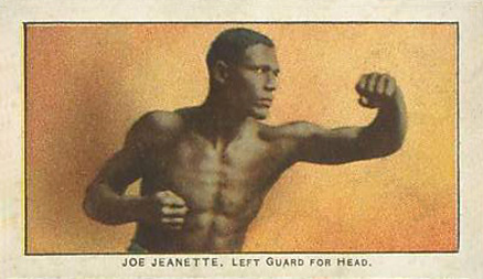 1910 Philadelphia 27 Scrappers Boxing JOE JEANETTE. Left Guard for Head. # Other Sports Card