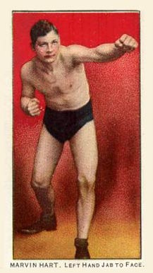 1910 Philadelphia 27 Scrappers Boxing MARVIN HART. Left Hand Jab to the Face. # Other Sports Card