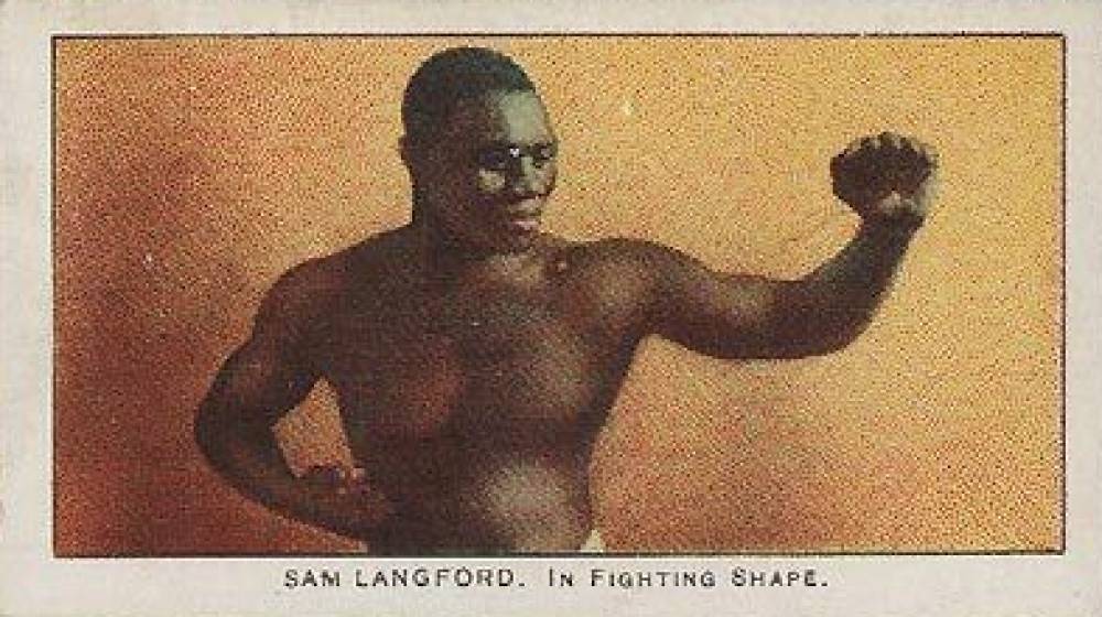 1910 Philadelphia 27 Scrappers Boxing SAM LANGFORD. In Fighting Shape. # Other Sports Card
