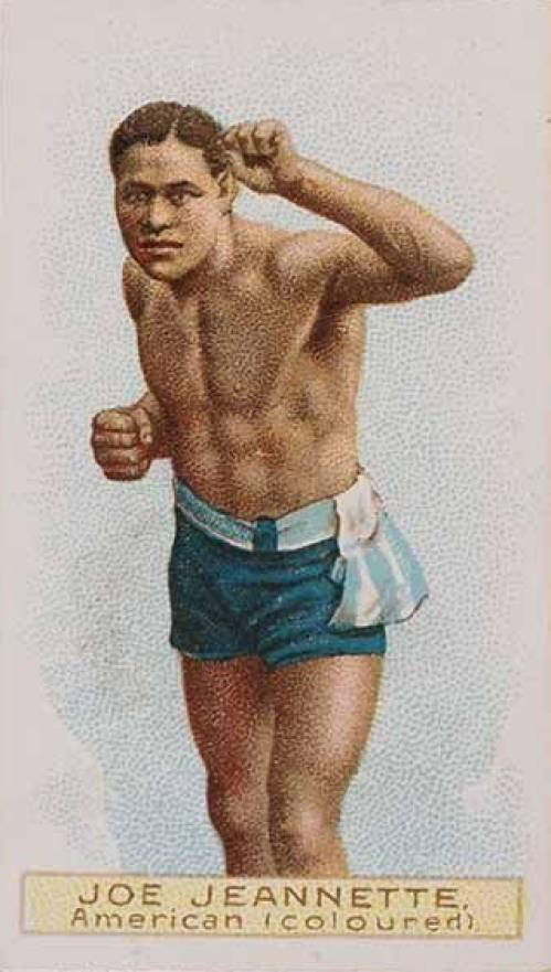 1911 W.D. & H.O. Wills Boxers Green Stars & Circle Back Boxing Joe Jeanette # Other Sports Card