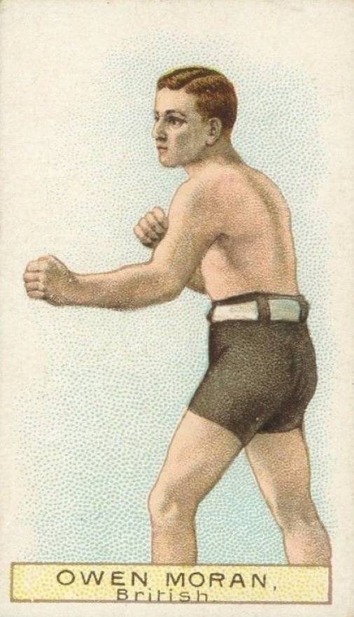1911 W.D. & H.O. Wills Boxers Green Stars & Circle Back Boxing Owen Moran # Other Sports Card