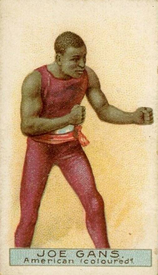 1911 W.D. & H.O. Wills Boxers Green Stars & Circle Back Boxing Joe Gans # Other Sports Card