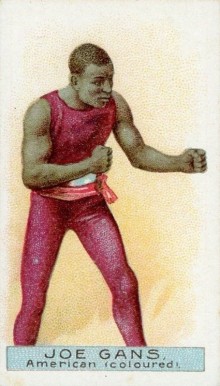 1911 W.D. & H.O. Wills Boxers Green Stars & Circle Back Boxing Joe Gans # Other Sports Card
