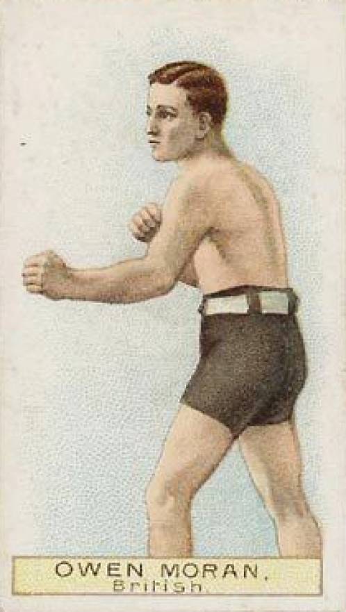 1911 W.D. & H.O. Wills Boxers Green Stars & Circle Back Boxing Owen Moran # Other Sports Card